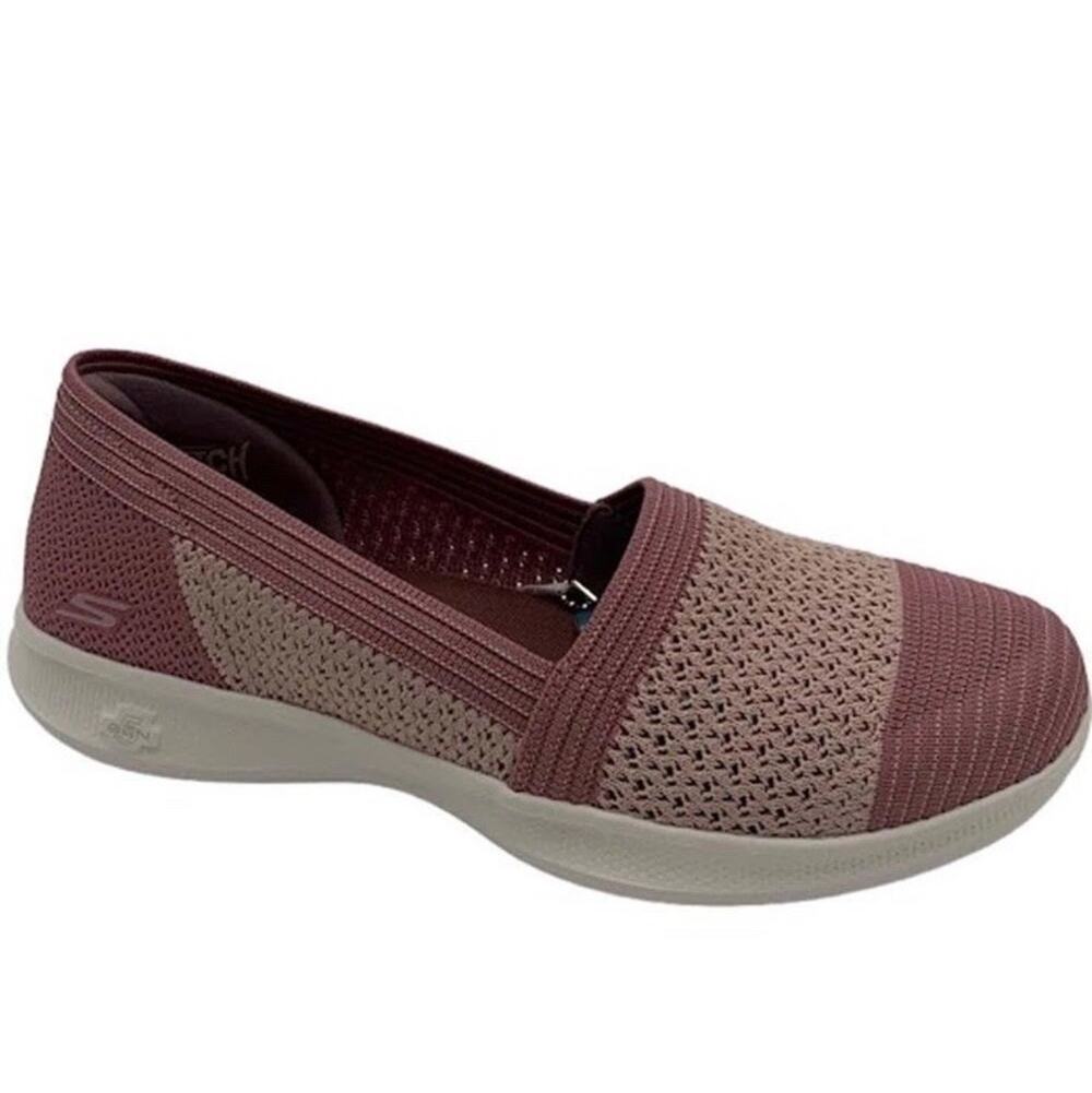 Skechers GO Step Lite Washable Knit Slip-Ons Reverie Mauve size 10 NEW